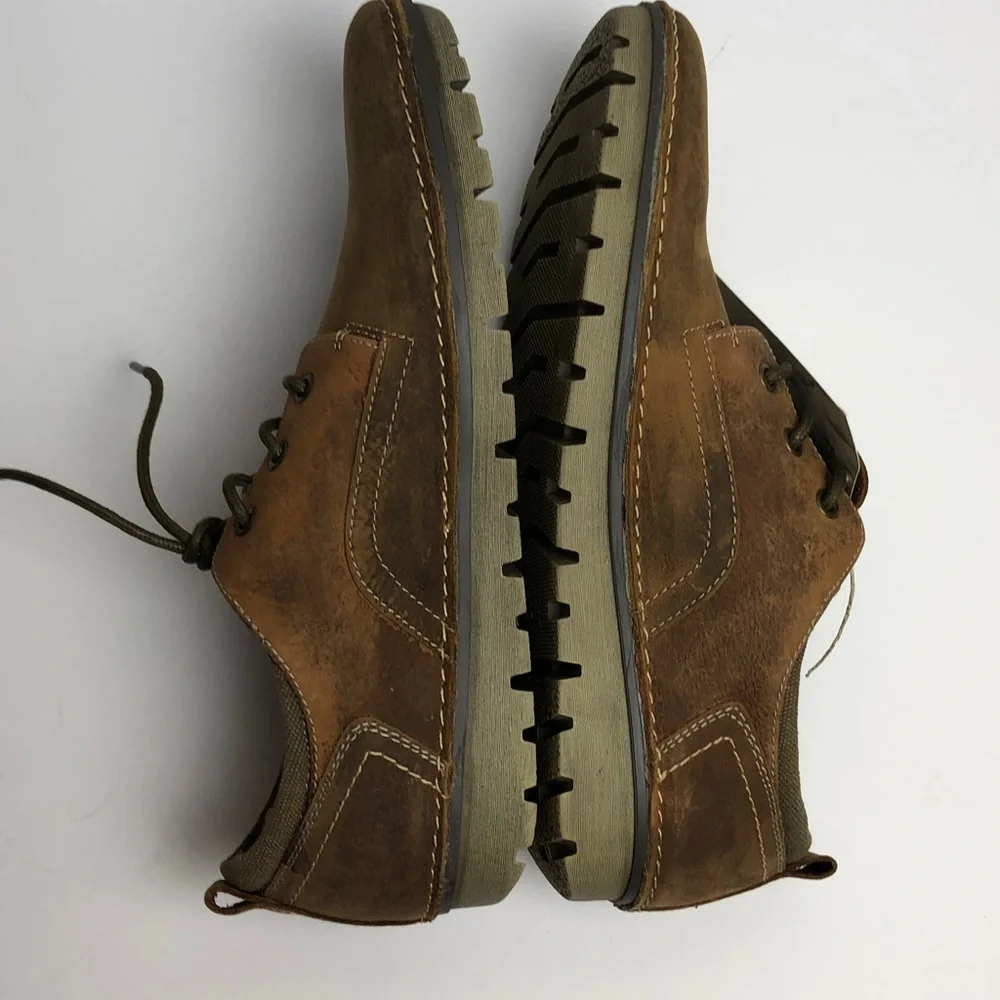 Roan by BedStu Arlo shoes size 9.5 Tan Greenland Brown Leather Oxfords